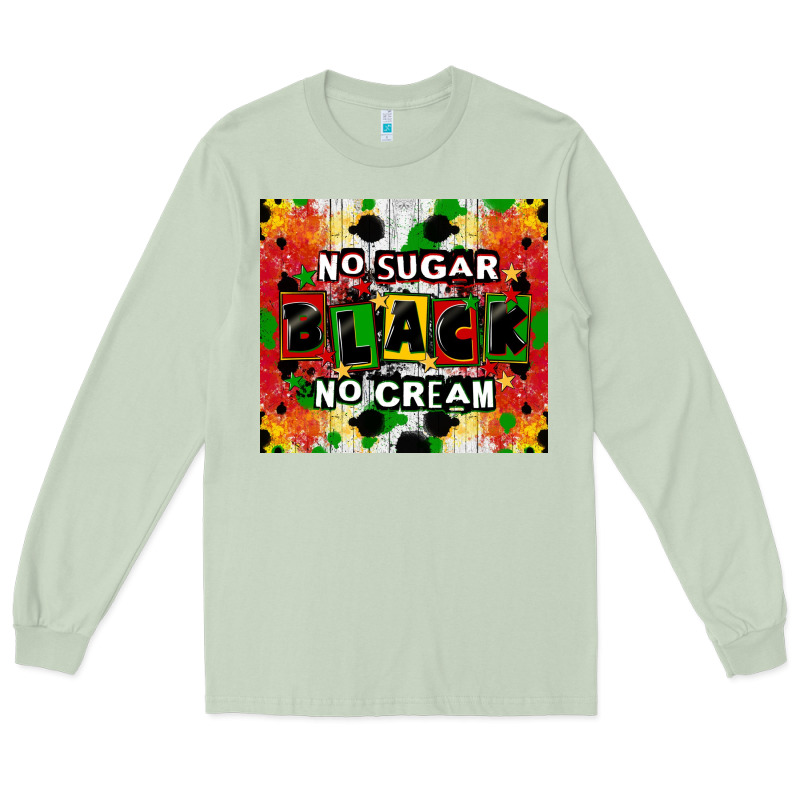 No Sugar No Cream Black Tumbler Long Sleeve Tee by CowGirlArtShop | Teevron