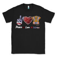 Black Peace Love Veteran Classic Tee - Bettercallsaul