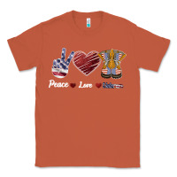 Copper Peace Love Veteran Classic Tee - Bettercallsaul