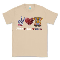 Mushroom Peace Love Veteran Classic Tee - Bettercallsaul