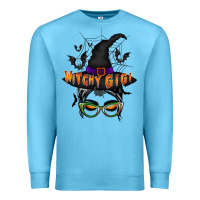 Ocean Blue witchy gigi Premium Sweatshirt - RacoonDesign