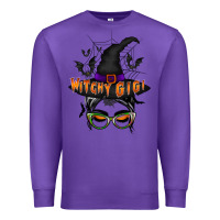 Purple witchy gigi Premium Sweatshirt - RacoonDesign