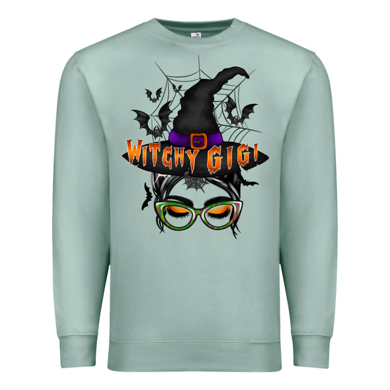 Witchy Gigi Premium Sweatshirt by RacoonDesign | Teevron