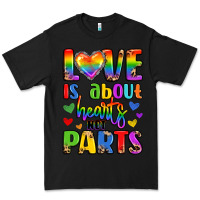 Black love is about hearts not parts Premium Tee - LillyAllenDesigns