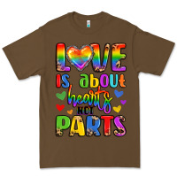 Cacao love is about hearts not parts Premium Tee - LillyAllenDesigns