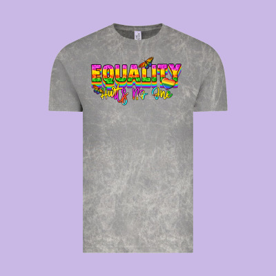 Equality Hurts No One Vintage Tee Designed By Nancycooperartshop