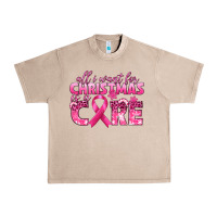 French Oak all i want for christmas is a cure breast cancer Urban Heavy Tee - texasbilliewilder