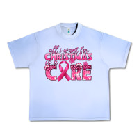 Grape Ice all i want for christmas is a cure breast cancer Urban Heavy Tee - texasbilliewilder