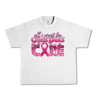 Lunar Rock all i want for christmas is a cure breast cancer Urban Heavy Tee - texasbilliewilder