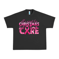 Pigment Black all i want for christmas is a cure breast cancer Urban Heavy Tee - texasbilliewilder