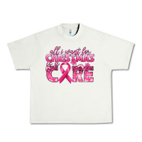Pistachio all i want for christmas is a cure breast cancer Urban Heavy Tee - texasbilliewilder