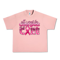Salmon all i want for christmas is a cure breast cancer Urban Heavy Tee - texasbilliewilder
