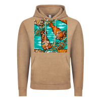 Vintage Coffee Fall gnomes Vintage Hoodie - NancyCooperArtShop