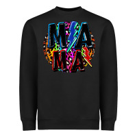 Black Mama lightning bolts Mother's Day Heavyweight Sweatshirt - FaDigitalArtStudio