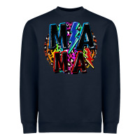 Navy Mama lightning bolts Mother's Day Heavyweight Sweatshirt - FaDigitalArtStudio