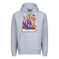 Heather Grey rupaul's dragvengers all winners Premium Hoodie - tuanDangUi