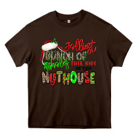 Chocolate Brown jolliest bunch of assholes this side of the nuthou Heavy Core Tee - MaliasSmallBusiness
