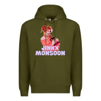 Army Green jinkx monsoon 27 Premium Hoodie - tuanDangUi