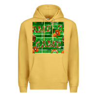 Antique Gold american football megaphone and game seamless pattern Premium Hoodie - BundleAndBundleShop