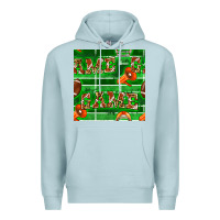 Blue Mist american football megaphone and game seamless pattern Premium Hoodie - BundleAndBundleShop