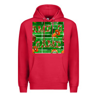 Cardinal american football megaphone and game seamless pattern Premium Hoodie - BundleAndBundleShop
