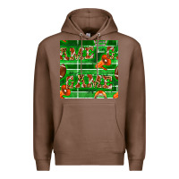 Chestnut american football megaphone and game seamless pattern Premium Hoodie - BundleAndBundleShop