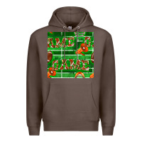 Coffee american football megaphone and game seamless pattern Premium Hoodie - BundleAndBundleShop