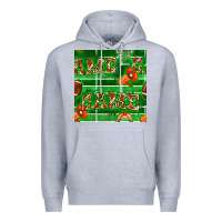 Heather Grey american football megaphone and game seamless pattern Premium Hoodie - BundleAndBundleShop