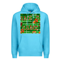 Ocean Blue american football megaphone and game seamless pattern Premium Hoodie - BundleAndBundleShop