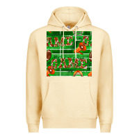 Pina Colada american football megaphone and game seamless pattern Premium Hoodie - BundleAndBundleShop