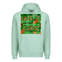 Seafoam american football megaphone and game seamless pattern Premium Hoodie - BundleAndBundleShop