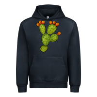 Navy cactus Urban Hoodie - BarkalooDesign