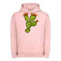 Pigment Salmon cactus Urban Hoodie - BarkalooDesign