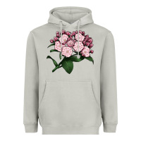 Moon Dust Mountain Laurel Flower Illustrations Heavyweight Hoodie - LillyAllenDesigns