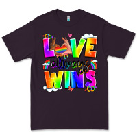 Plum love always wins Premium Tee - LillyAllenDesigns