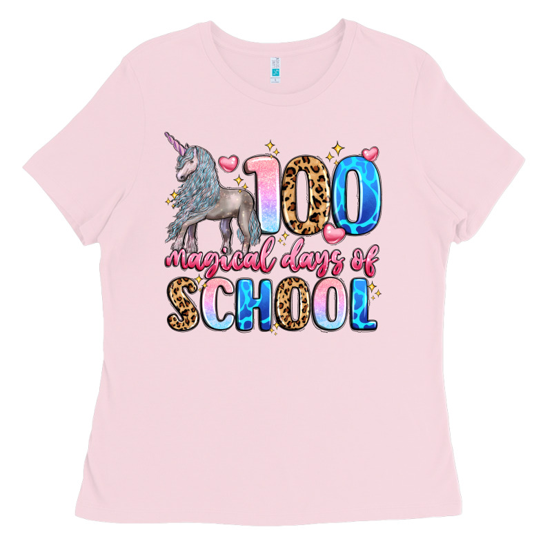 100 Magical Days Of School Ladies Tee by LillyAllenDesigns | Teevron
