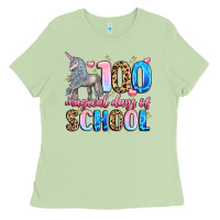 Matcha 100 magical days of school Ladies Tee - LillyAllenDesigns