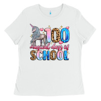 White 100 magical days of school Ladies Tee - LillyAllenDesigns