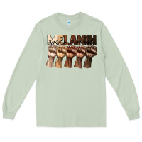 Matcha melanin juneteenth Long Sleeve Tee - CowGirlArtShop