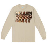Mushroom melanin juneteenth Long Sleeve Tee - CowGirlArtShop