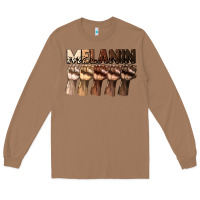 Toasted Coconut melanin juneteenth Long Sleeve Tee - CowGirlArtShop