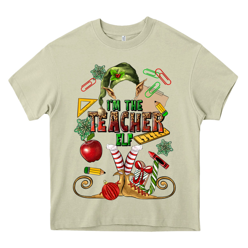 Im Teacher Elf Heavy Core Tee by MaliasSmallBusiness | Teevron