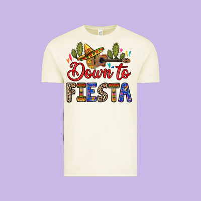 Down To Fiesta Vintage Tee Designed By Ranaportraitstore