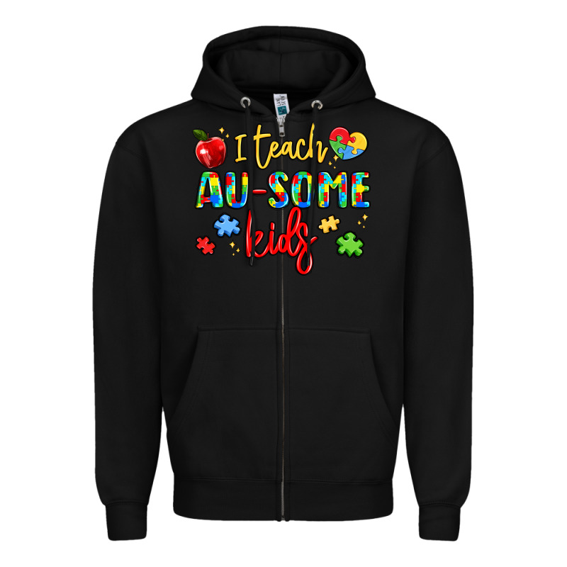 I Teach Au Some Kids Zipper Hoodie by LillyAllenDesigns | Teevron