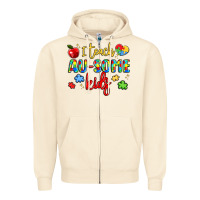 Sandshell i teach au some kids Zipper Hoodie - LillyAllenDesigns