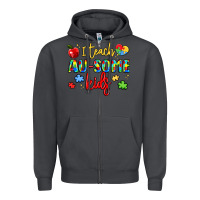 Smoke i teach au some kids Zipper Hoodie - LillyAllenDesigns
