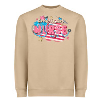 Mushroom American Nurse Heavyweight Sweatshirt - FaDigitalArtStudio