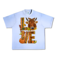 Grape Ice Love fall cow Urban Heavy Tee - NancyCooperArtShop