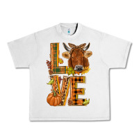 Lunar Rock Love fall cow Urban Heavy Tee - NancyCooperArtShop