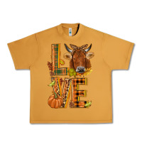 Peanut Butter Love fall cow Urban Heavy Tee - NancyCooperArtShop